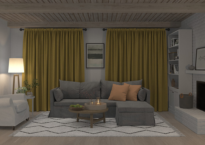 Maurice, Lime - Made to Measure Curtains - Image 7